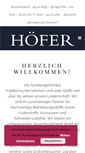 Mobile Screenshot of hoefer-stoffe.de